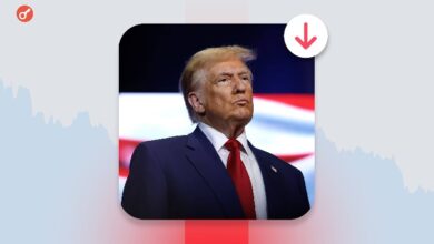 Биткоин упал до  000 на фоне заявлений Трампа по Ирану
