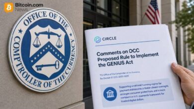 «Circle» призывает Управление валютного надзора (OCC) утвердить строгие правила в отношении стейблкоинов в соответствии с законом GENIUS