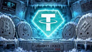 Объем блокировок USDT со стороны Tether резко вырос