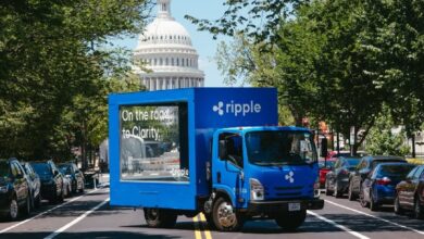 Грузовик CLARITY компании Ripple прибыл в Вашингтон на фоне обсуждения Конгрессом правил регулирования криптовалют