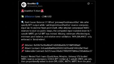 В пуле Balancer V1 взломали систему, похитив 234 тыс. долларов — атака была совершена с использованием уязвимости из того же семейства