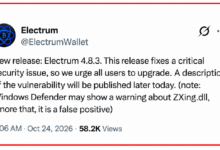 Атака на кошелек Electrum скрыла кражу биткойнов как рост комиссии